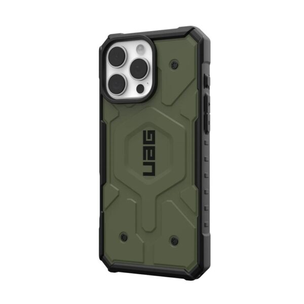 Case (UAG) Urban Armor Gear Pathfinder compatible with MagSafe for IPHONE 16 Pro Max olive – Bild 5