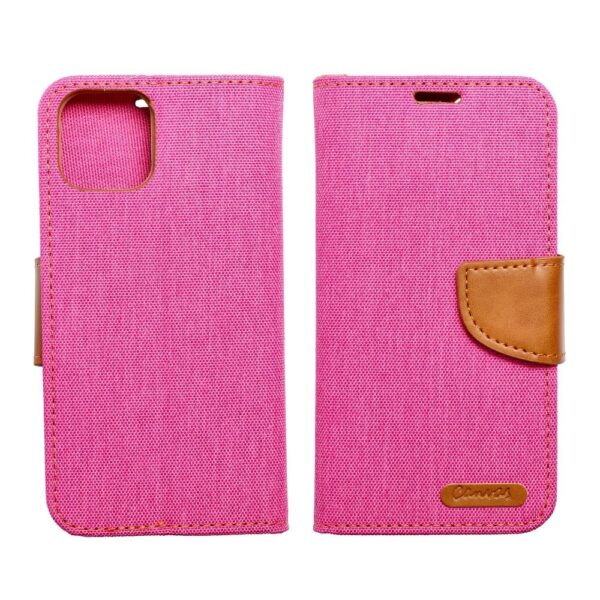 CANVAS Book case for HUAWEI Mate 20 Lite pink – Bild 3