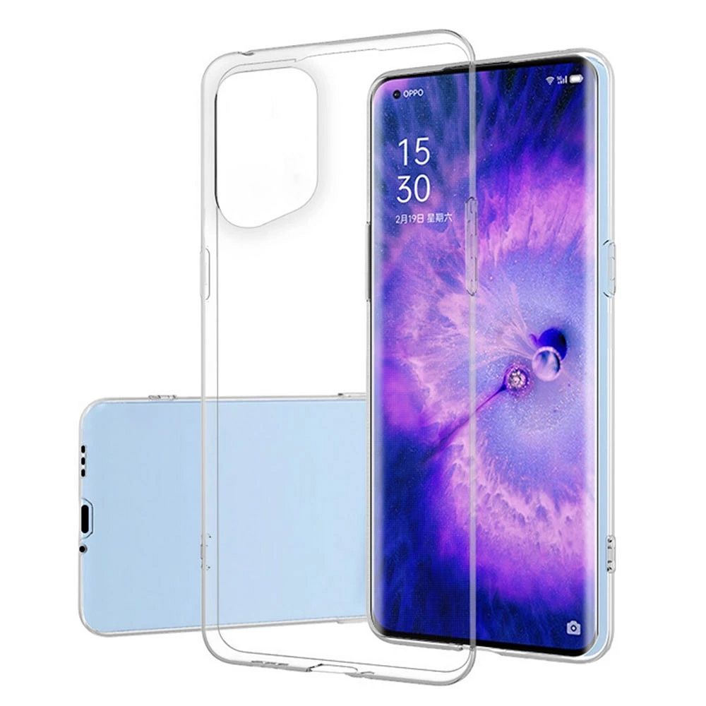 BACK CASE ULTRA SLIM 0,5 mm forOPPO Find X5 Pro transparent