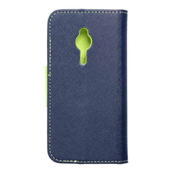 FANCY Book case for NOKIA 230 navy/lime – Bild 5