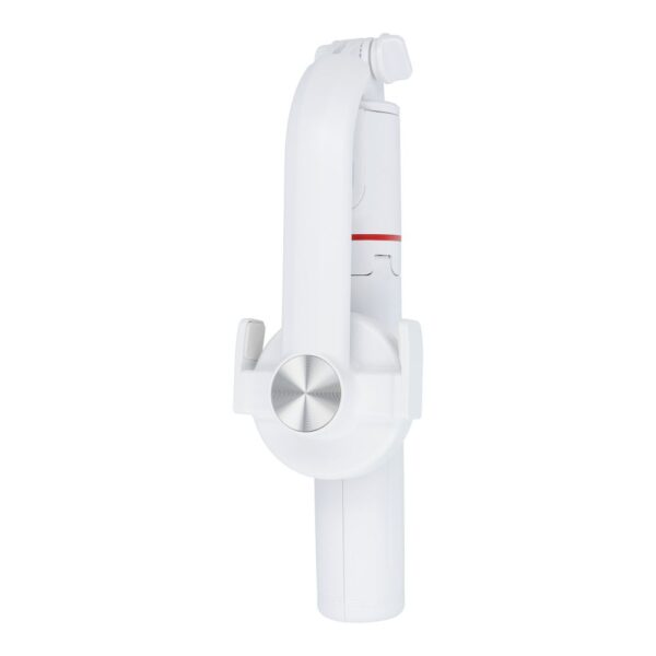 Combo selfie stick with tripod and remote control bluetooth compatybile with MagSafe SSTR-C09 white – Bild 3