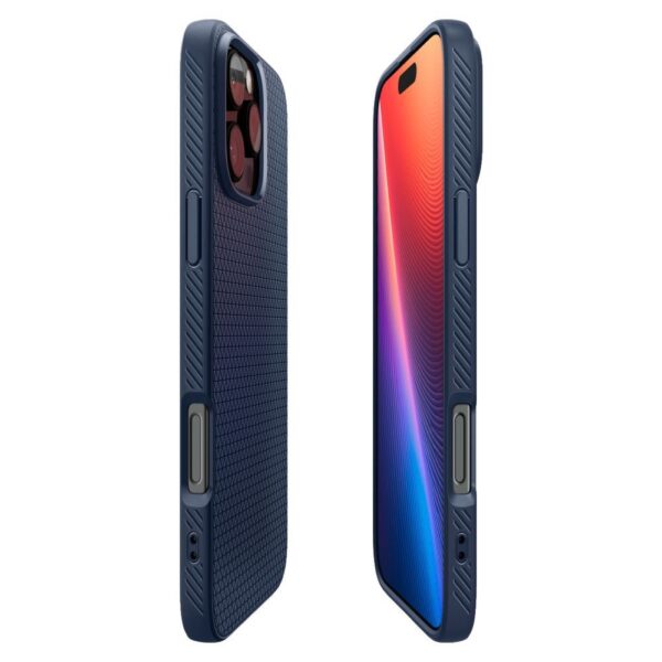 SPIGEN case LIQUID AIR for IPHONE 16 Pro navy blue – Bild 5