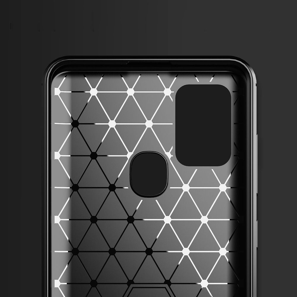 CARBON case for SAMSUNG A21S black – Bild 5