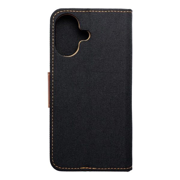 CANVAS Book case for IPHONE 16 black – Bild 3