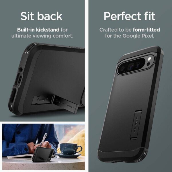 SPIGEN case TOUGH ARMOR for GOOGLE Pixel 9 Pro XL black – Bild 3