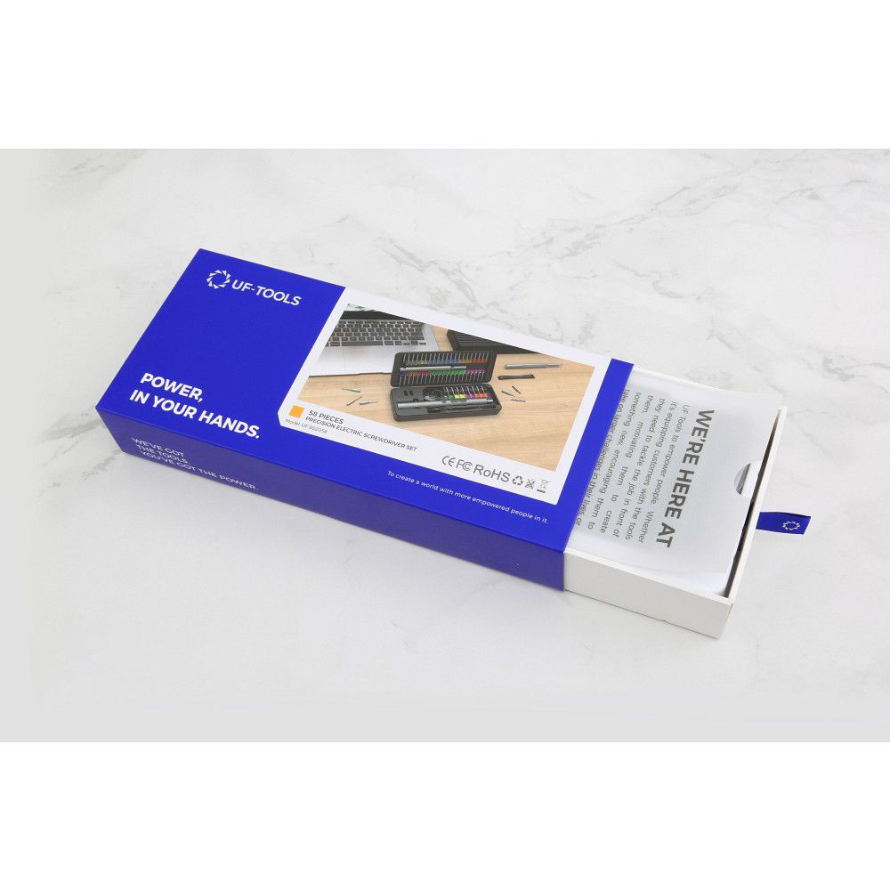 UF-TOOLS - N20 Straight Handle Electric Screwdriver Set 58in1 – Bild 3