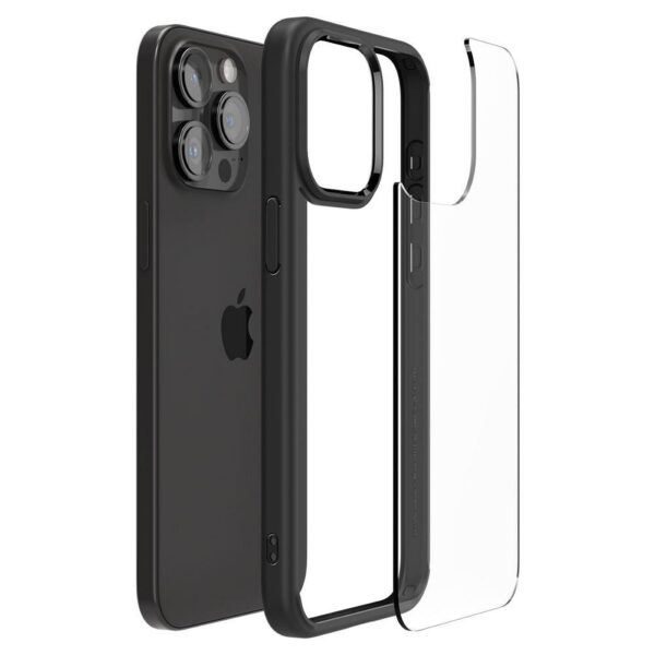 SPIGEN case ULTRA HYBRID for IPHONE 15 Pro Max matte black – Bild 2