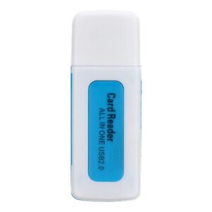 Memory Card Reader USB 2.0 blue white