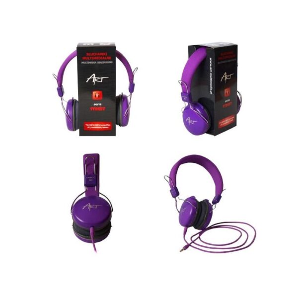 Multimedia headphones AP-60C violet – Bild 2