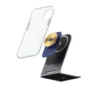 VEGER desk stand with wireless charger compatible with MagSafe 2A 15W Y56 black