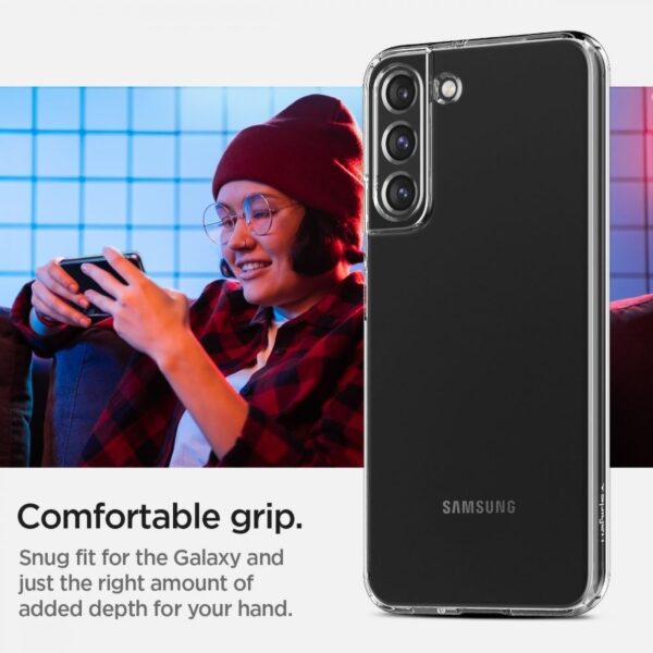 SPIGEN case LIQUID CRYSTAL for SAMSUNG S22 transparent – Bild 5