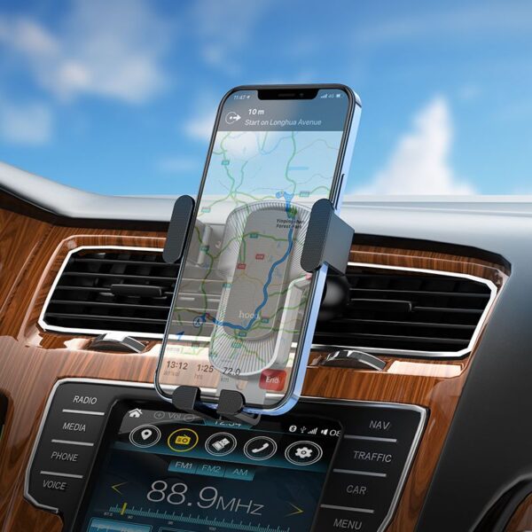 HOCO gravity car holder for air vent CA103 black – Bild 3