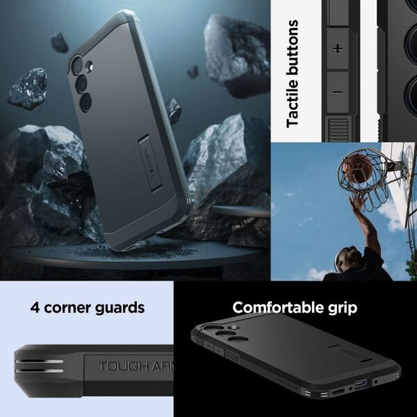 SPIGEN case TOUGH ARMOR for SAMSUNG A35 5G black – Bild 3