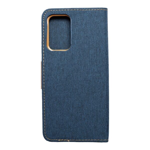 CANVAS Book case for SAMSUNG A52 5G / A52 LTE ( 4G ) / A52s 5G navy blue – Bild 2