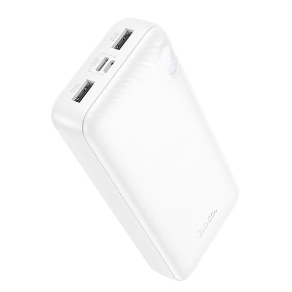HOCO powerbank 20 000 mAh 2A J128A white – Bild 3