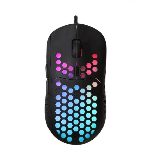 ART wire computer mouse USB A dpi with light AM-99 black – Bild 3