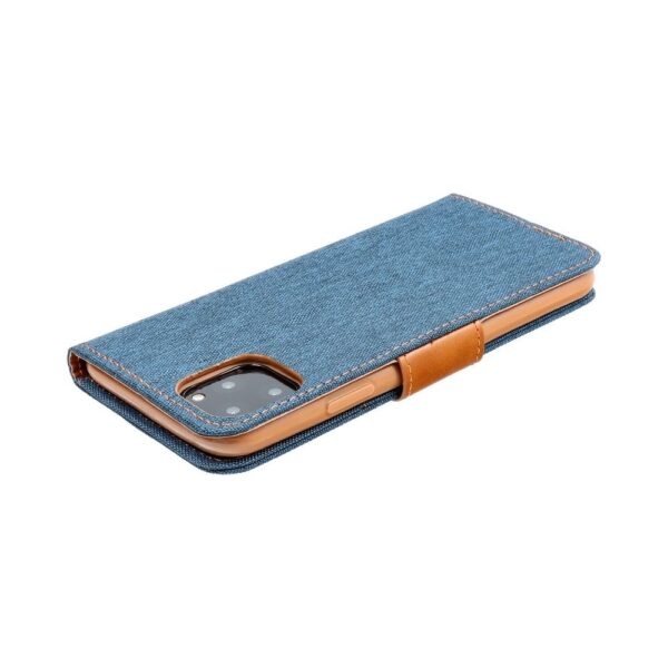 CANVAS Book case for SAMSUNG A21s navy blue – Bild 2