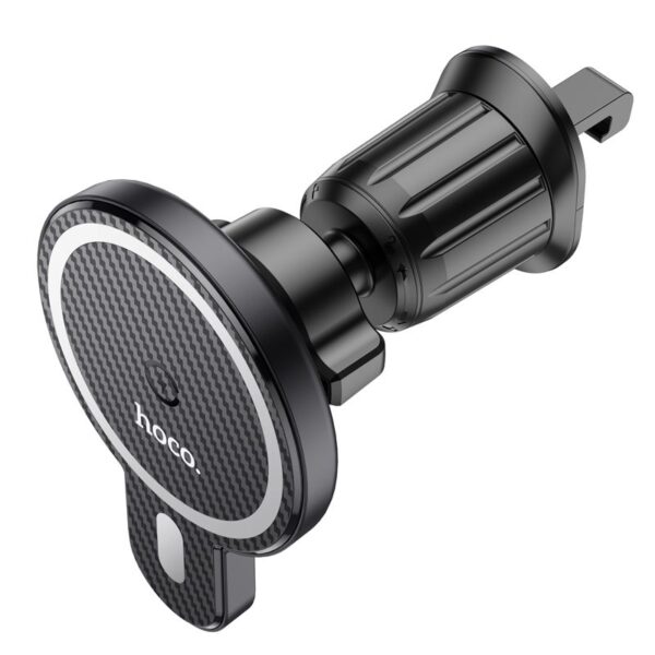HOCO car holder with wilress charging compatible with MagSafe for air vent 15W CA85 black – Bild 3
