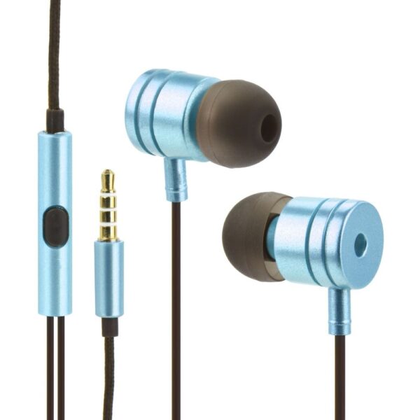 Earphones stereo blue box metal MI – Bild 2