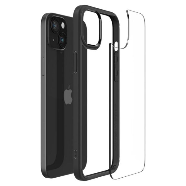 SPIGEN case ULTRA HYBRID for IPHONE 15 Plus matte black – Bild 5