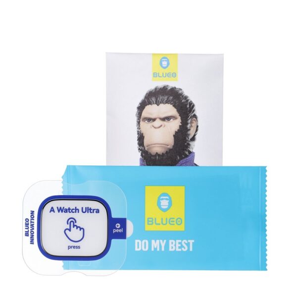 5D Mr. Monkey Glass - for Apple Watch Ultra / Ultra 2 black (Strong HD) – Bild 4