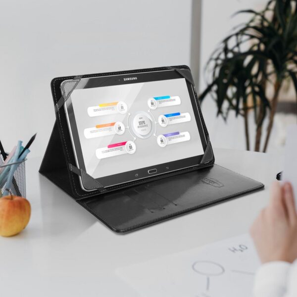 BLUN universal case for tablets 12,4" (UNT) black – Bild 3