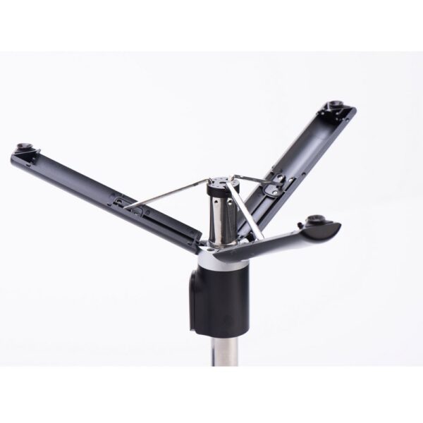 Combo selfie with tripod for live broadcast with LED flash and remote control black 99X – Bild 2
