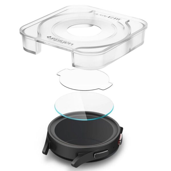 SPIGEN tempered glass GLAS.TR ”EZ FIT” 2-pack for SAMSUNG Galaxy Watch 5 PRO (45 mm) – Bild 2