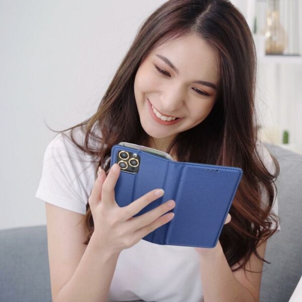 SMART CASE Book for XIAOMI Redmi 6 navy blue – Bild 5