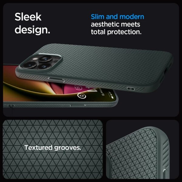 SPIGEN case LIQUID AIR for IPHONE 15 Pro Max abyss green – Bild 2