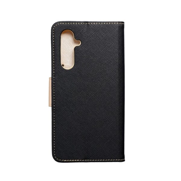FANCY Book case for SAMSUNG A54 5G black / gold – Bild 3