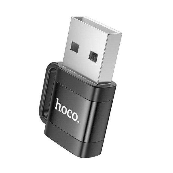 HOCO adapter OTG USB A (male) to Type C (female) 3A UA31D black – Bild 4