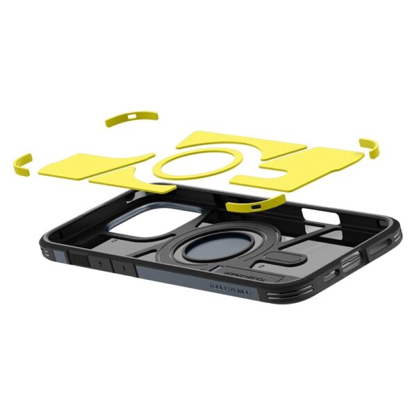 SPIGEN case TOUGH ARMOR MAG compatible with MagSafe for IPHONE 16 Pro metal slate – Bild 3