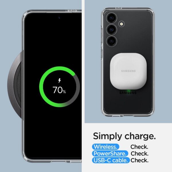 SPIGEN case ULTRA HYBRID for SAMSUNG S24 Plus matte black – Bild 5
