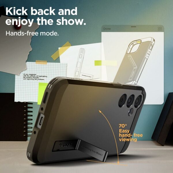 SPIGEN case TOUGH ARMOR for SAMSUNG A35 5G black – Bild 5