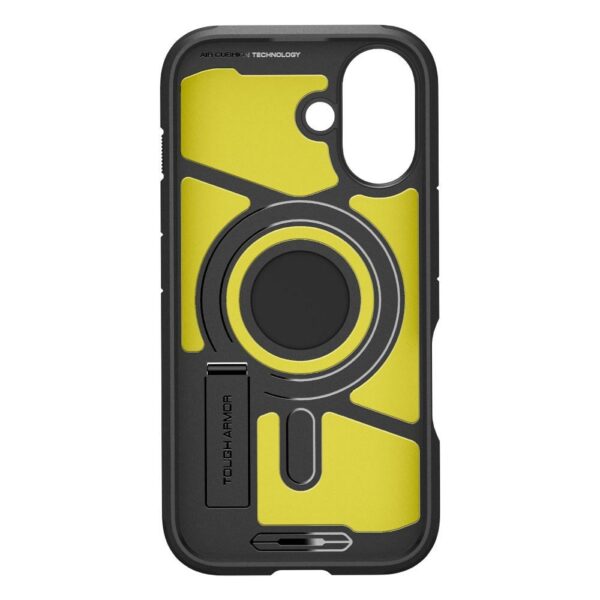 SPIGEN case TOUGH ARMOR MAG compatible with MagSafe for IPHONE 16 Plus black – Bild 5