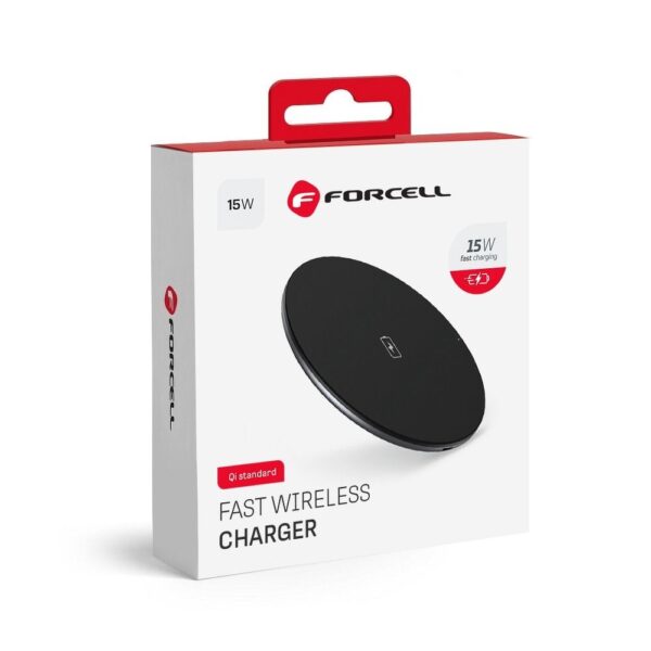 FORCELL F-ENERGY fast wireless charger Qi QC 15W black – Bild 4