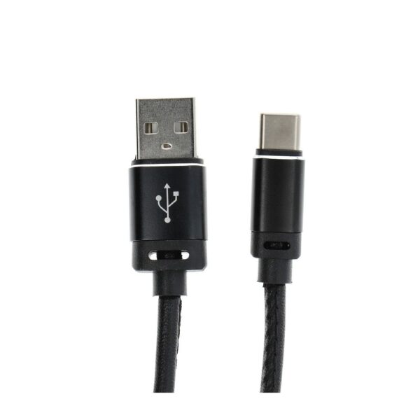 Cable USB A to Type C 2.0 C366 (connector long : 8mm) 1 m black – Bild 2