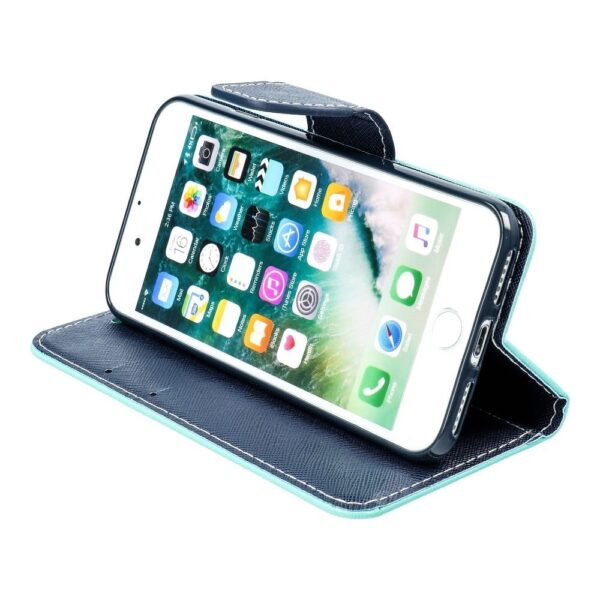 FANCY Book case for SAMSUNG Galaxy J5 2016mint/navy – Bild 3