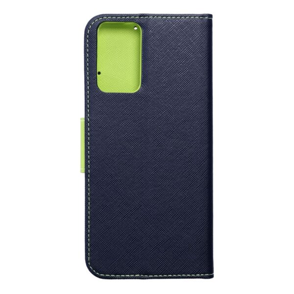 FANCY Book case for XIAOMI Redmi Note 12S navy / lime – Bild 2