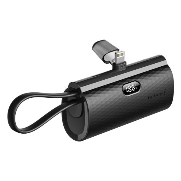 FORCELL F-ENERGY Power Plug F5K3 powerbank 5 000mAh for Lightning 8-PIN PD 20W black – Bild 5