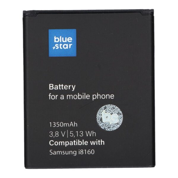 BLUE STAR battery for SAMSUNG I8160 Galaxy Ace 2 / S7562 Duos / S7560 Galaxy Trend / S7580 Trend Plus 1350 mAh