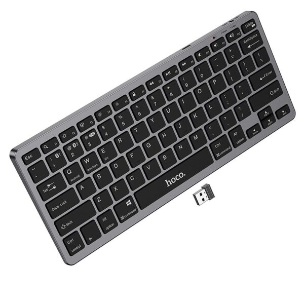 HOCO wireless keyboard QWERTY GM32 black – Bild 5