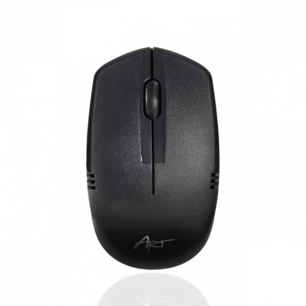 ART wireless computer set keyboard QWERTY + mouse + mousepad 2,4G AK-48A black – Bild 5