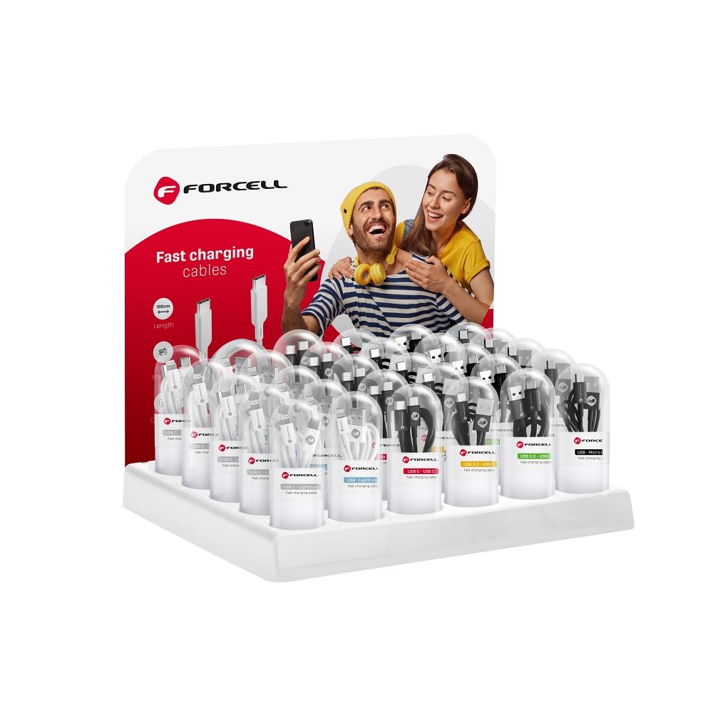 FORCELL C291 cable Type C to Lighninng PD 27W TUBE 1 m white – Bild 3