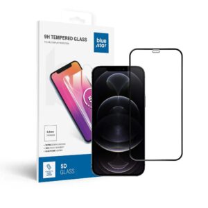 Tempered Glass Blue Star - APP IPHONE 12 Pro Max 5D Full Cover black