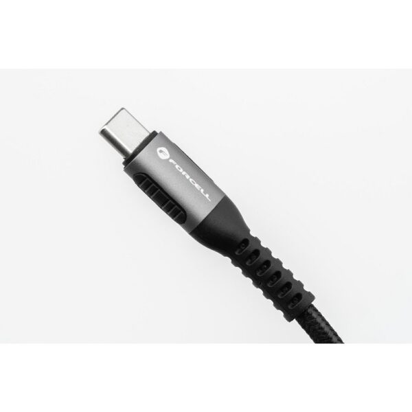 FORCELL F-ENERGY C263 cable Type C to Type C QC4.0 PD 5A 240W Cafule 1,2 m black – Bild 4
