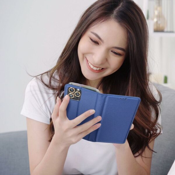 SMART CASE Book for MOTOROLA G31 navy – Bild 3