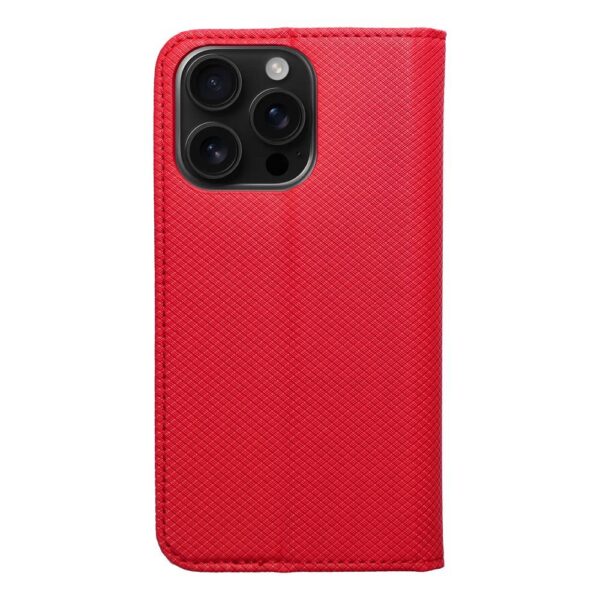 SMART CASE Book for IPHONE 16 Pro red – Bild 4
