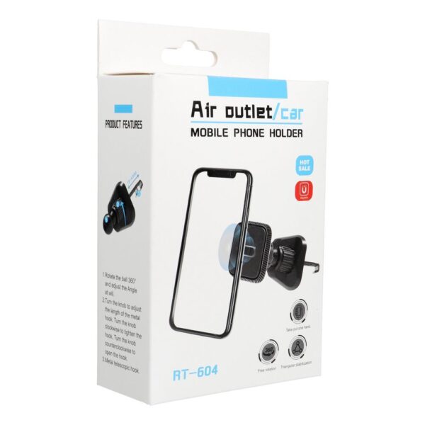 Car holder Air Magnet RT-604 for phone to air vent universal black – Bild 2